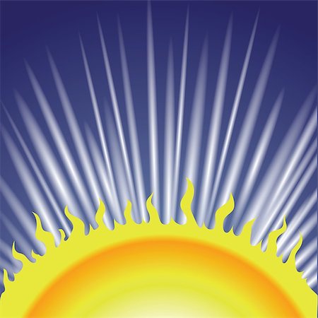 simsearch:400-06411697,k - colorful illustration with sun for your design Fotografie stock - Microstock e Abbonamento, Codice: 400-07092044