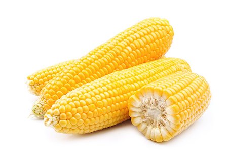 simsearch:846-03164472,k - Corn isolated on a white background Stock Photo - Budget Royalty-Free & Subscription, Code: 400-07092319
