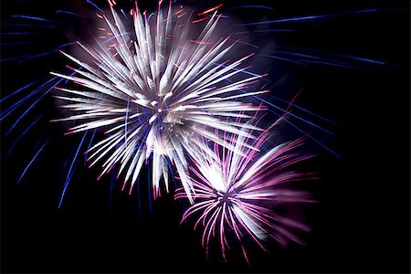 simsearch:400-08406927,k - Fireworks on the dark sky during the night of the feast. Stockbilder - Microstock & Abonnement, Bildnummer: 400-07092804