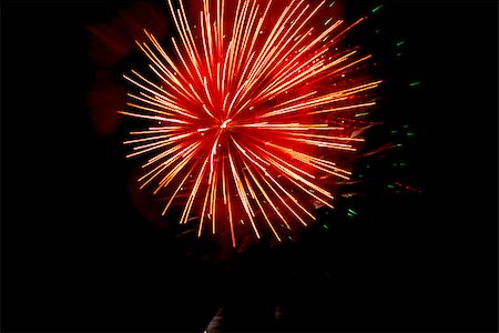 simsearch:400-06745163,k - Fireworks on the dark sky during the night of the feast. Stock Photo - Budget Royalty-Free & Subscription, Code: 400-07093768