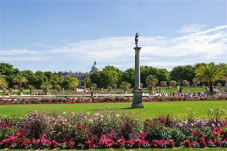 Luxembourg gardens, Paris, France Photographie de stock - Aubaine LD & Abonnement, Code: 400-07093885