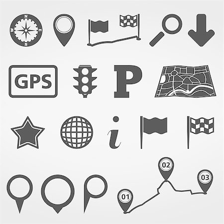 simsearch:400-07054484,k - Set of navigation design elements, vector eps10 illustration Stock Photo - Budget Royalty-Free & Subscription, Code: 400-07104244