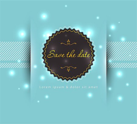 simsearch:400-07759145,k - Vector illustration of Save the date Stock Photo - Budget Royalty-Free & Subscription, Code: 400-07104579