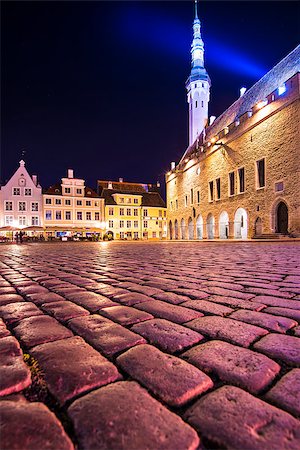 The old town square in Tallinn, Estonia. Stock Photo - Budget Royalty-Free & Subscription, Code: 400-07105213