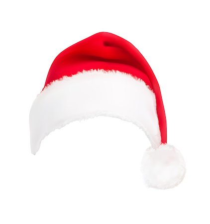 simsearch:400-08409193,k - red santa hat. Vector. Fotografie stock - Microstock e Abbonamento, Codice: 400-07105510