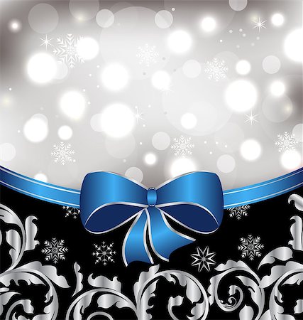 simsearch:400-07213325,k - Illustration Christmas floral background, ornamental design elements - vector Fotografie stock - Microstock e Abbonamento, Codice: 400-07105814