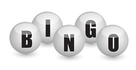 simsearch:400-07218310,k - bingo balls illustration design concept Photographie de stock - Aubaine LD & Abonnement, Code: 400-07106226