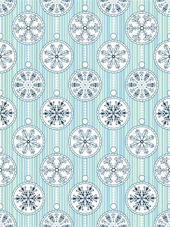 simsearch:400-07215586,k - Vector illustration of seamless pattern with abstract christmas snowflakes Stock Photo - Budget Royalty-Free & Subscription, Code: 400-07106326