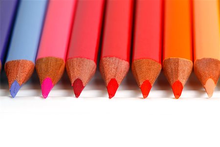 simsearch:400-07485953,k - Colored pencils Stockbilder - Microstock & Abonnement, Bildnummer: 400-07106755