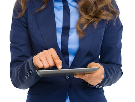 simsearch:400-07106831,k - Closeup on business woman using tablet pc Stockbilder - Microstock & Abonnement, Bildnummer: 400-07106814