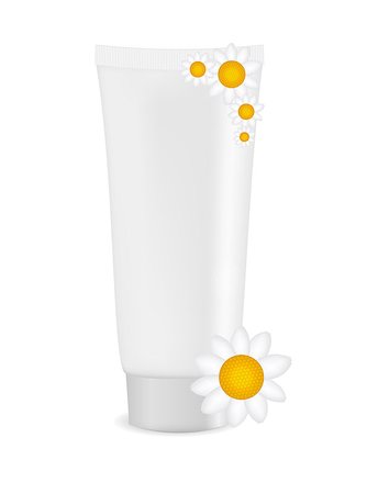 simsearch:400-04806901,k - White cream tube with natural sign vector illustration Foto de stock - Royalty-Free Super Valor e Assinatura, Número: 400-07106866