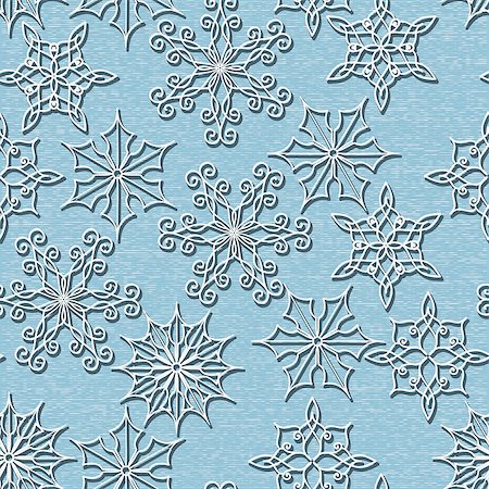 simsearch:400-07256607,k - Vector seamless christmas and new year  pattern with snowflakes, seamless pattern in swatch menu Stock Photo - Budget Royalty-Free & Subscription, Code: 400-07107138