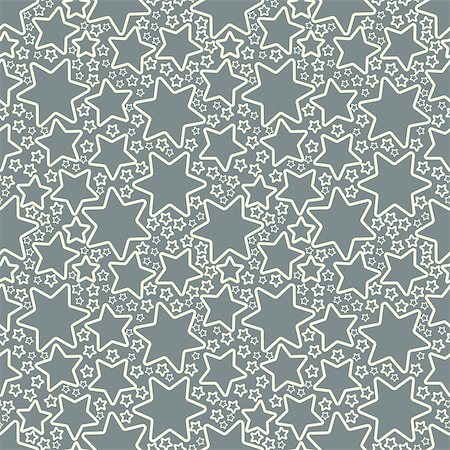 Seamless pattern with  stars. Vector background. Stock Photo - Budget Royalty-Free & Subscription, Code: 400-07107740