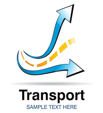 Design symbol for road transport industry Stock Photo - Budget Royalty-Free & Subscription, Code: 400-07107785