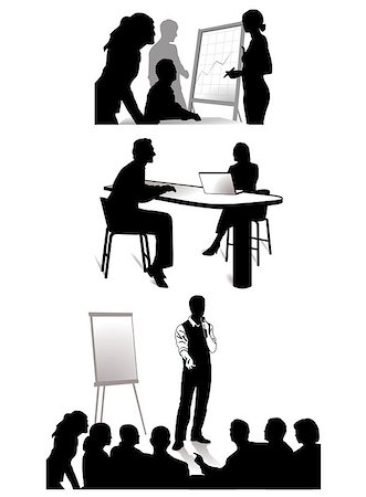 simsearch:400-06567931,k - meeting giving a presentation. Stock Photo - Budget Royalty-Free & Subscription, Code: 400-07100242