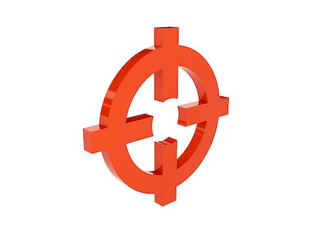 sibgat (artist) - Target icon over white background. Concept 3D illustration. Foto de stock - Royalty-Free Super Valor e Assinatura, Número: 400-07100288