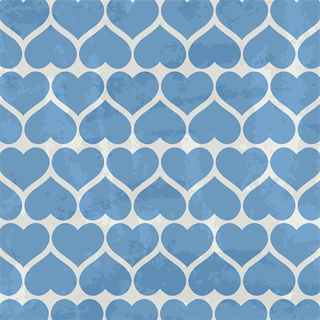 Blue Heart Background, Vector Illustration Stock Photo - Budget Royalty-Free & Subscription, Code: 400-07101034