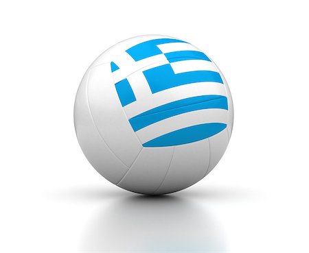 flag greece 3d - Greek Volleyball Team (isolated with clipping path) Stock Photo - Budget Royalty-Free & Subscription, Code: 400-07101390