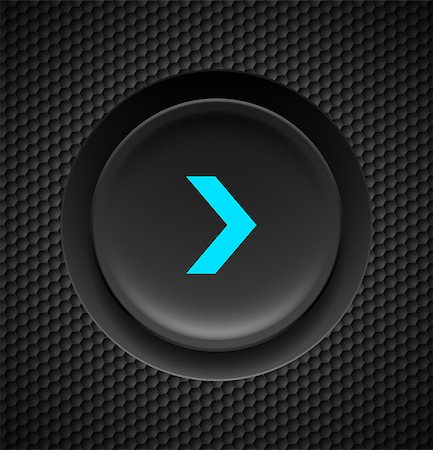 simsearch:400-07062516,k - Black button with blue fast forward sign on carbon background. Fotografie stock - Microstock e Abbonamento, Codice: 400-07114361