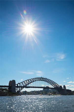 simsearch:400-04502321,k - sydney harbour bridge in australia by day Foto de stock - Super Valor sin royalties y Suscripción, Código: 400-07114649