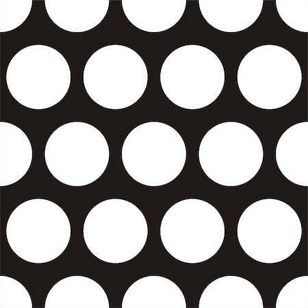 simsearch:400-07428310,k - Seamless vector dark pattern with big white polka dots on black background. For desktop wallpaper, website backgrounds, arts and scrapbooks. Stock Photo - Budget Royalty-Free & Subscription, Code: 400-07116361