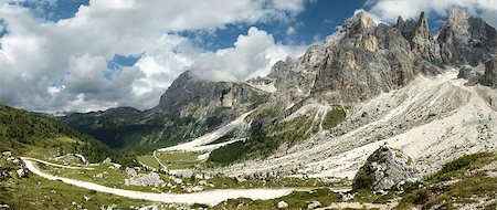 simsearch:400-07111499,k - Dolomiti, Val Venegia panorama with views of Mount Mulaz and Pale di San Martino Stockbilder - Microstock & Abonnement, Bildnummer: 400-07111217
