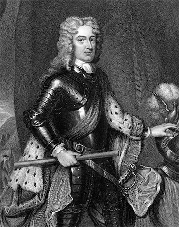 simsearch:400-07089099,k - John Churchill, 1st Duke of Marlborough (1650-1722) on engraving from 1830. Prominent English soldier and statesman. Engraved by R.Cooper and published in ''Portraits of Illustrious Personages of Great Britain'',UK,1830. Photographie de stock - Aubaine LD & Abonnement, Code: 400-07111294
