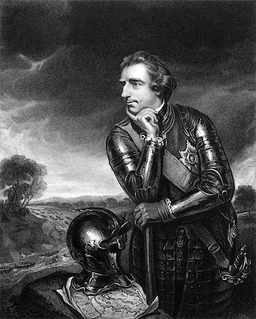 simsearch:400-04676976,k - Jeffery Amherst, 1st Baron Amherst (1717-1797) on engraving from 1834. Served as an officer in the British Army. Engraved by H.T.Ryall and published in ''Portraits of Illustrious Personages of Great Britain'',UK,1834. Foto de stock - Super Valor sin royalties y Suscripción, Código: 400-07111291