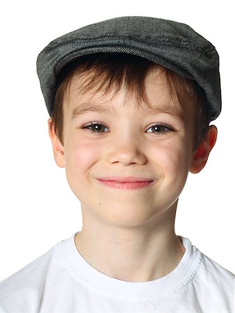 simsearch:400-08415463,k - Young boy wearing a hat on white background Stock Photo - Budget Royalty-Free & Subscription, Code: 400-07112027
