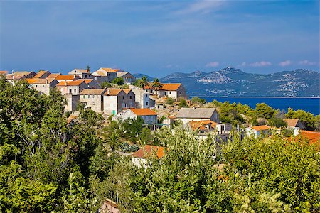 simsearch:400-07175405,k - Adriatic Island of Iz village, Dalmatia, Croatia Foto de stock - Royalty-Free Super Valor e Assinatura, Número: 400-07112580