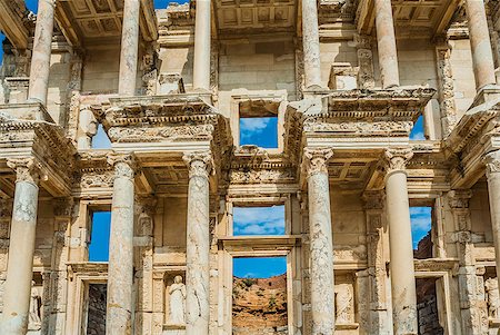 Ephesus ancient greek ruins in Anatolia Turkey Photographie de stock - Aubaine LD & Abonnement, Code: 400-07112619