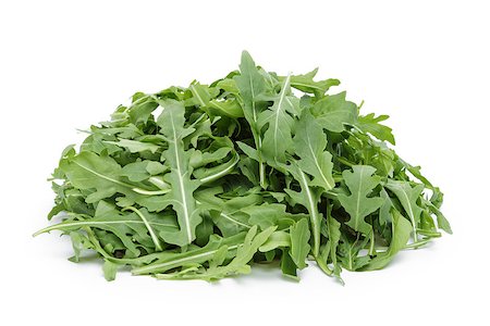 simsearch:400-05678242,k - big heap of fresh arugula, isolated on white Foto de stock - Super Valor sin royalties y Suscripción, Código: 400-07112983