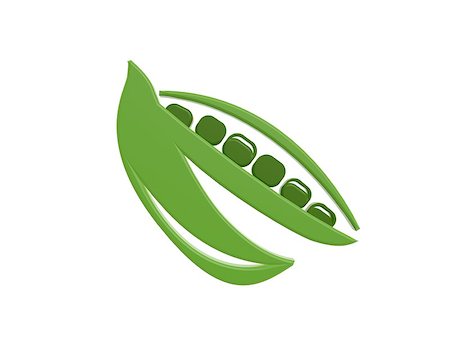 sgame (artist) - green soy bean symbol isolated on white background Photographie de stock - Aubaine LD & Abonnement, Code: 400-07124015