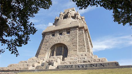 Monument to the Battle of the Nations, Leipzig, Germany, Europe Foto de stock - Royalty-Free Super Valor e Assinatura, Número: 400-07124404