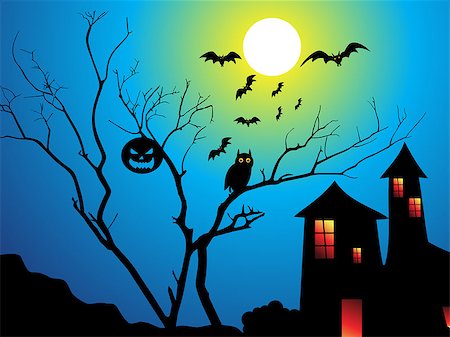 simsearch:400-04267920,k - abstract halloween wallpaper vector illustration Foto de stock - Super Valor sin royalties y Suscripción, Código: 400-07124718