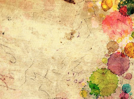 faded splatter background - Grunge background. Texture old paper with stains of paint Stock Photo - Budget Royalty-Free & Subscription, Code: 400-07125522