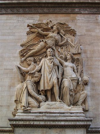 Low relief  Triumph 1810 on Triumphal Arch in Paris Photographie de stock - Aubaine LD & Abonnement, Code: 400-07125668