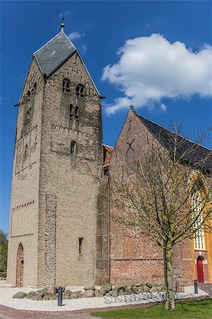 simsearch:400-07317558,k - Medieval church of Bedum in the Netherlands Foto de stock - Royalty-Free Super Valor e Assinatura, Número: 400-07123739