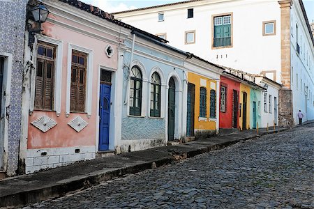 pelourinho - pelourinho area in the beautiful city of salvador in bahia state brazil Fotografie stock - Microstock e Abbonamento, Codice: 400-07123944