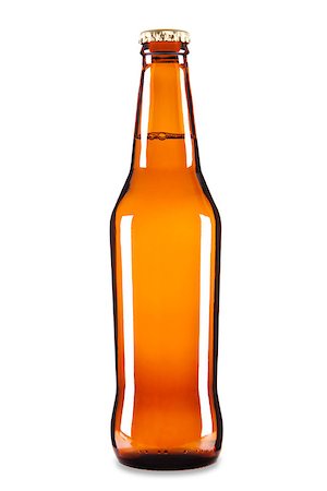 simsearch:400-07165373,k - A bottle of beer isolated over a white background. Fotografie stock - Microstock e Abbonamento, Codice: 400-07165345
