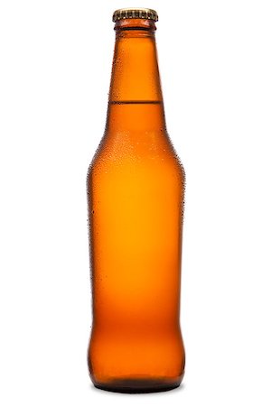 simsearch:400-07165373,k - A bottle of beer isolated over a white background. Fotografie stock - Microstock e Abbonamento, Codice: 400-07165353