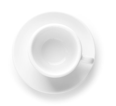simsearch:400-07477800,k - Coffee collection - Coffee cup with saucer. Isolated on white background Fotografie stock - Microstock e Abbonamento, Codice: 400-07165487