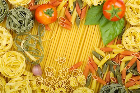 simsearch:400-06796271,k - Various Italian pasta background Stock Photo - Budget Royalty-Free & Subscription, Code: 400-07166525