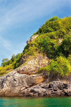 simsearch:400-07295709,k - sea shore with jungle, Andaman Sea, Thailand Stock Photo - Budget Royalty-Free & Subscription, Code: 400-07167023