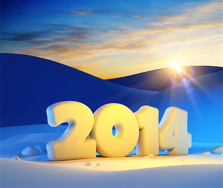 simsearch:400-06912620,k - new year 2014, 3d render Stock Photo - Budget Royalty-Free & Subscription, Code: 400-07167829