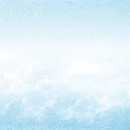 Blue sky and clouds grunge background Stock Photo - Budget Royalty-Free & Subscription, Code: 400-07168395