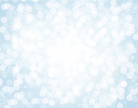 simsearch:400-07179433,k - Abstract christmas bokeh background with snowflakes Stock Photo - Budget Royalty-Free & Subscription, Code: 400-07168466