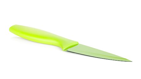 simsearch:400-05036060,k - Colorful kitchen knife. Isolated on white background Stock Photo - Budget Royalty-Free & Subscription, Code: 400-07168588