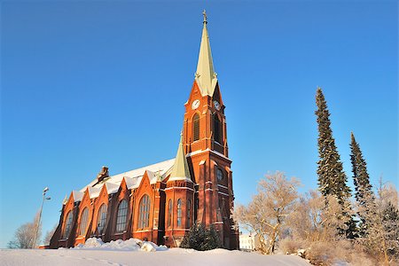 simsearch:400-06366782,k - Mikkeli, Finland. Lutheran Cathedral Photographie de stock - Aubaine LD & Abonnement, Code: 400-07169007