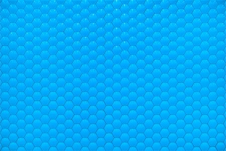 Blue shiny hexagon bubble tile texture background Stock Photo - Budget Royalty-Free & Subscription, Code: 400-07169029